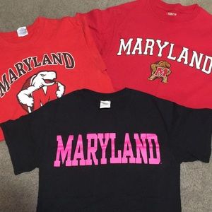 Three UMD t-shirts